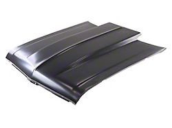 2-Inch Raised Cowl Hood; Unpainted (68-72 Chevy II, Nova)