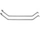 Fuel Tank Mounting Straps; Stainless Steel (73-75 Nova)