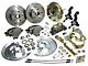 Nova Basic Disc Brake Kit, Front, With 11 Booster 1968-1974