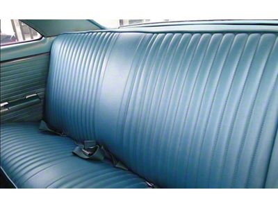 Nova, Chevy II, Non SS, Coupe Rear Seat Cover, Vinyl, 1966 (Nova, Sports Coupe, Two-Door)