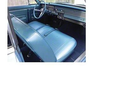 Nova, Chevy II, Non SS, Front Bench Seat Covers, Vinyl, 1967