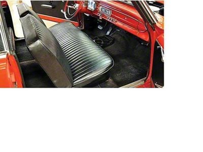 Nova, Chevy II, SS, Front Split Bench Seat Covers, Vinyl, 1962-1964