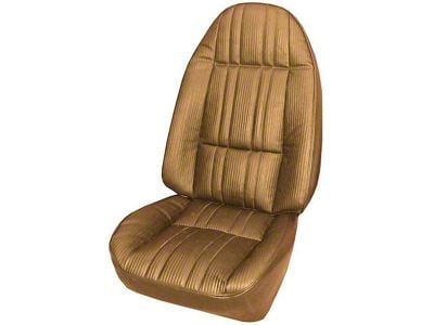 Nova, Custom Front Bucket Seat Covers, Vinyl, 1979