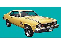 Nova Decal, Fender, Nova SS, 1974 (Nova, Super Sport SS Coupe, Two-Door)