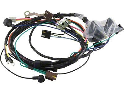 Nova Engine Wiring Harness, V8, HEI, With Warning Lights & Manual Transmission, 1970