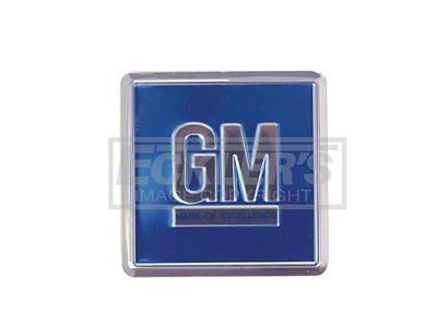 1968-69 GM Mark Of Excellence Door Plate