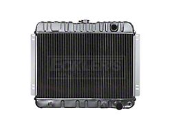 Nova And Chevy II US Radiator, Copper And Brass, Standard Duty, For Cars With V8, Manual Transmission And Factory Air Conditioning, Four Row, 1963-1965