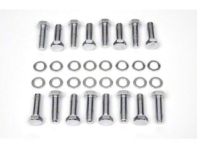 Nova Intake Manifold Bolt Set, Big Block, Chrome, 1967-69