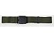 Lap Seat Belt 74-Inch with Bowtie Logo Lift Latch; Black (62-72 Chevy II, Nova)