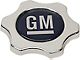 Nova Oil Filler Tube Cap, GM Logo, Twist-On, Chrome, 1967-92