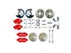 The Right Stuff Detailing Performance Series 4-Wheel Disc Brake Conversion Kit; Red Calipers (69-74 Nova)