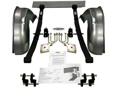 Detroit Speed Rear Mini-Tub Kit; 2-Inch Drop (68-74 Chevy II, Nova)