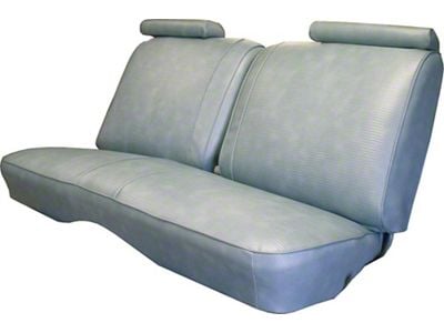 Nova, Standard Front Split Bench Seat Covers, Vinyl, 1975-1976