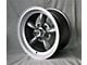 Torque Thrust Style Anthracite/Diamond Cut Wheel; 15x8; 0mm Offset (65-79 Chevy II, Nova)