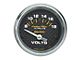 Auto Meter Carbon Fiber Series 2-1/16-Inch Voltmeter Gauge; 8-18V