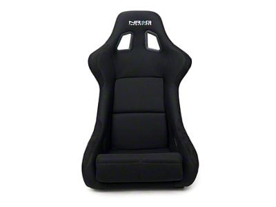 NRG Innovations Carbon Fiber Bucket Seat; Large; Blue (Universal; Some Adaptation May Be Required)