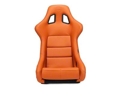 NRG Innovations Prisma Bucket Seat; Large; Brown Vinyl (Universal; Some Adaptation May Be Required)