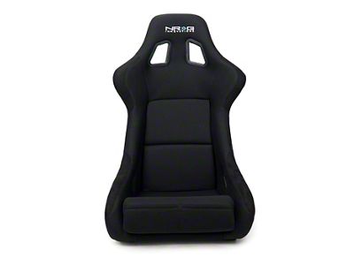 NRG Innovations Carbon Fiber Bucket Seat; Large; Blue (Universal; Some Adaptation May Be Required)