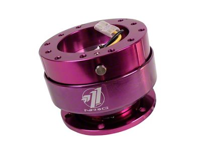 NRG Innovations 2.0 Steering Wheel Hub Quick Release; Purple (Universal; Some Adaptation May Be Required)