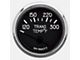 New Vintage USA 1940 Series Transmission Temperature Gauge with Sender; Black; 2-1/16-Inch (Universal; Some Adaptation May Be Required)