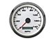 New Vintage USA Performance Series Speedometer; 140 MPH; Programmable; White; 3-3/8-Inch (Universal; Some Adaptation May Be Required)