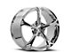 OE Revolution 130 Chrome Wheel; 17x8.5; 50mm Offset (84-96 Corvette C4)