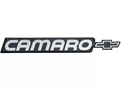 1988-1989 Camaro Rear Panel Emblem; Silver