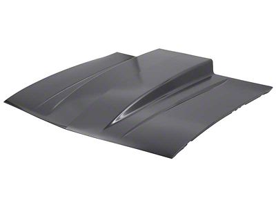 1982-1992 Camaro Cowl Induction Hood; with 4-Inch Rise; without Center Ridge; Stamped Steel