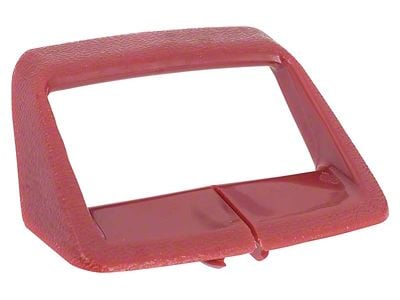 1974-1976 Camaro Shoulder Harness Seat Belt Retainer; Firethorn Red