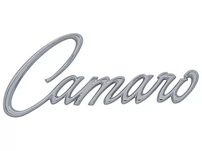 1968-1969 Camaro Front Fender Emblem; with Hardware; Each; GM Licensed