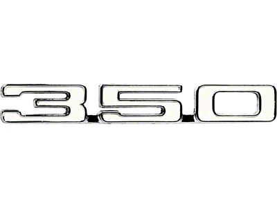 1968 Camaro 350 Front Fender Emblem; LH