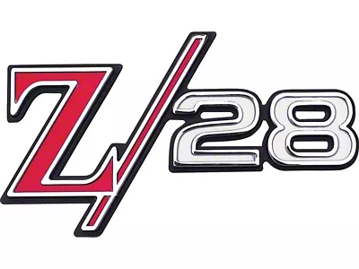 1969 Camaro Z28 Front Grill Emblem; with Retainer