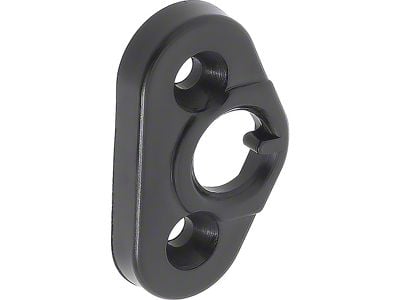 1974-1977 Camaro Shoulder Belt Guide Escutcheon; Black; Each