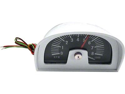 1967-1977 Camaro Hood Tachometer; 8000 RPM; Dixco Style