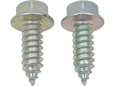 1967-1969 Camaro Kick Panel AC Actuator Screws;14 x 3/4-Inch Hex Washerhead;Pair