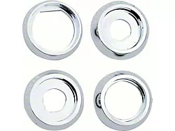 1968 Camaro Dash Knob Bezel Set; Set of 4 Bezels