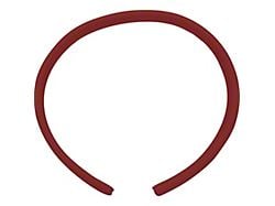 1967-1969 Camaro Interior Door Jamb Windlace; 28-Inch Long Per Side; Dark Red; Pair