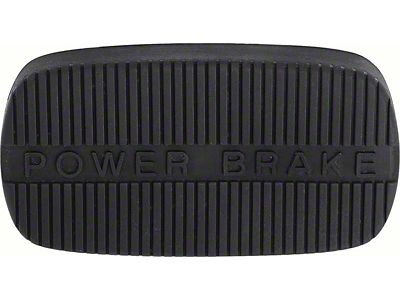 1963-1967 Corvette Brake Pedal Pad for Auto Trans / Power Brakes