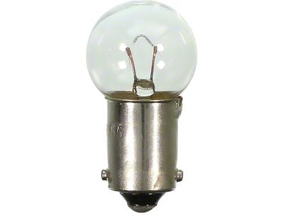 1953-1954 Corvette Replacement Light Bulb 55; Single Contact Miniature Bayonet Base