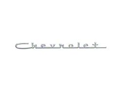 1957 150, 210 Chevrolet Nameplate Script Emblem; For Fender, Hood, Quarter Panel, or Trunk