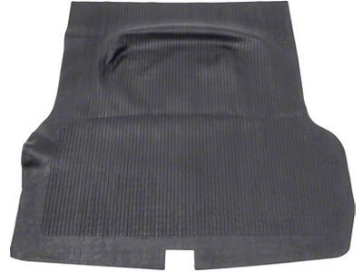 1955-1957 150, 210, Bel Air Rubber Trunk Mat; Without Spare Tire Cut Out