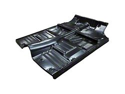 1955-1957 150, 210, Bel Air Complete Floor Pan; with Floor Braces; 2 Door Hardtop; EDP Coated