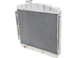 1955-1957 150, 210, Bel Air Radiator; V8 Engine; 3 Row; Engine Side Mounting; Aluminum