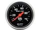 Auto Meter Sport-Comp Series 2-1/16-Inch Oil Pressure Gauge; 0-100 PSI; Mechanical