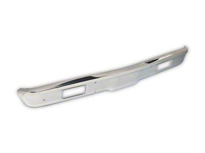 OPR Front Bumper with Light Hole; Chrome (71-72 C10, C20, K10, K20)