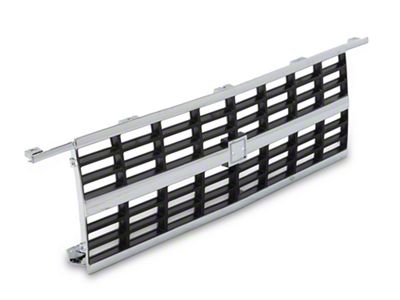 OPR Grille; Chrome/Silver Gray (89-94 C1500, C2500, C3500, K1500, K2500, K3500)