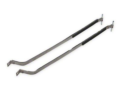 OPR Fuel Tank Straps; Stainless Steel (82-02 Firebird)