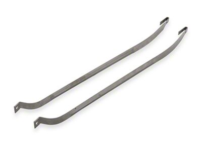 OPR Fuel Tank Straps; Stainless Steel (70-73 Firebird)