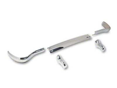 OPR 5-Piece Rear Bumper; Chrome (1955 150 Convertible, Hardtop, Sedan, 210 Convertible, Hardtop, Sedan , Bel Air Convertible, Hardtop, Sedan)