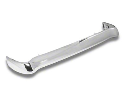 OPR Smooth Rear Bumper; Chrome (1955 150, 210, Bel Air, Nomad)